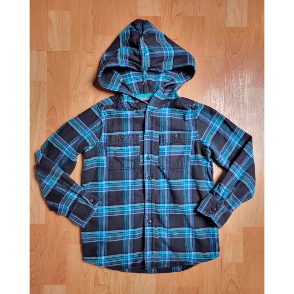 BUNDLE & SAVE OshKosh B'Gosh hooded plaid flannel shirt
